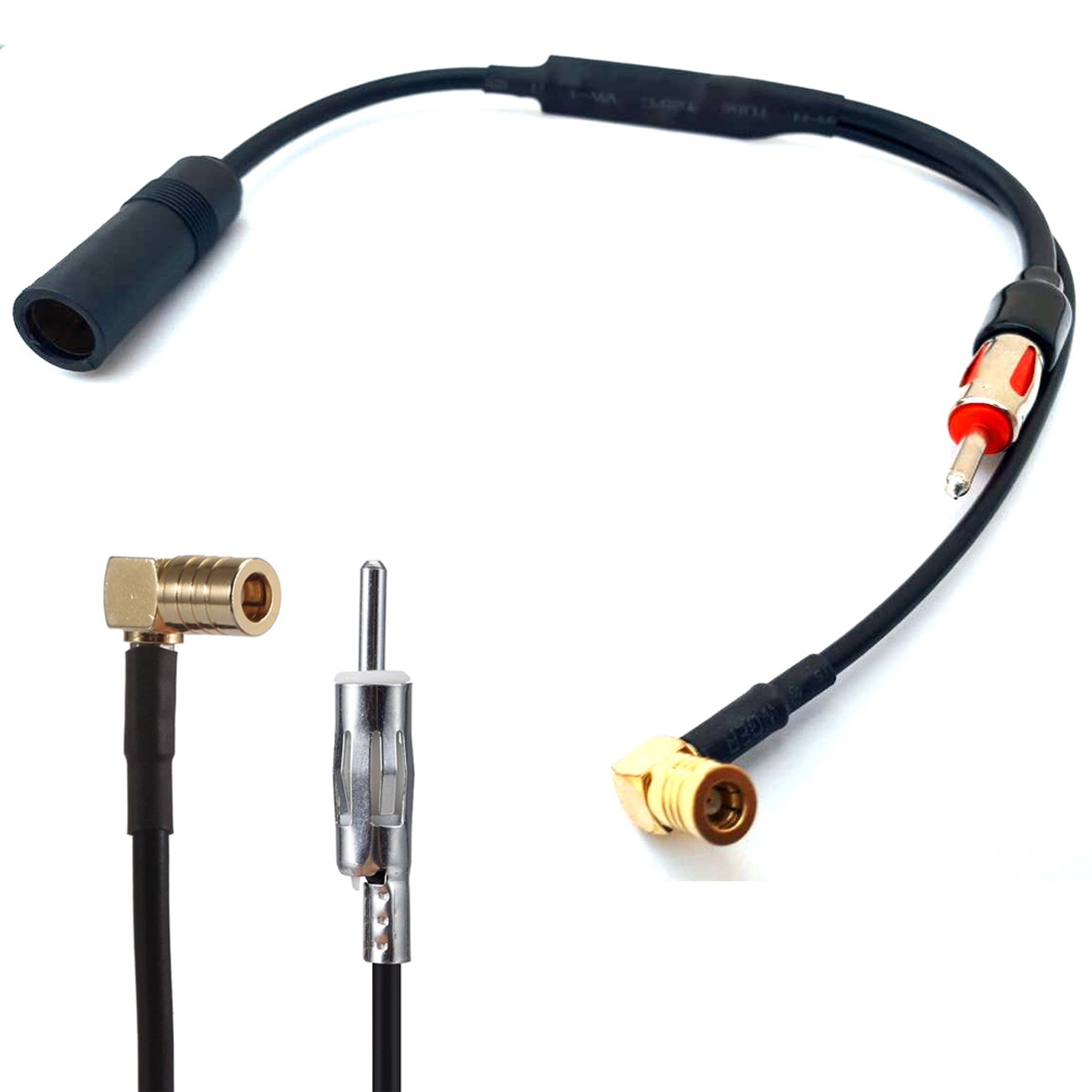 ✓ DAB Antenne fürs Auto DAB+ Adapter Aktiv Autoradio 5 Meter Digitalradio  SMB